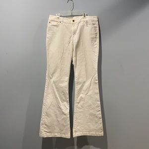 Size 10. White flare jeans
